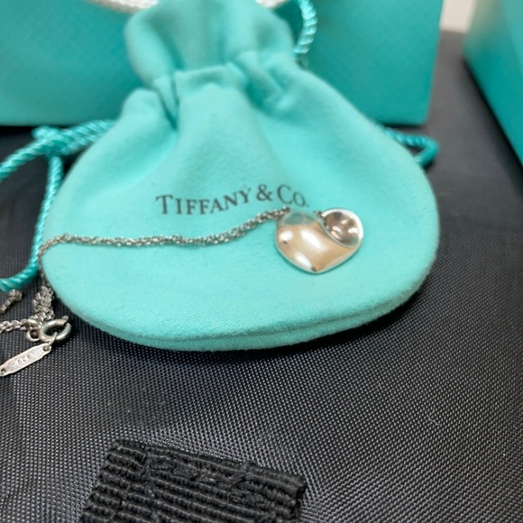 Tiffany & Co. Jewelry - Puffed Heart T&Co.Necklace. Great Vintage Condition !!